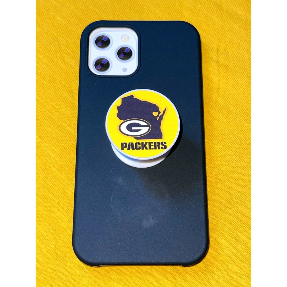 Green Bay Football Pop Up Phone Accessory With Super Strong Glue